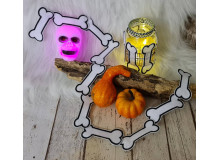 Stickdatei ITH - Halloween Knochen Girlande